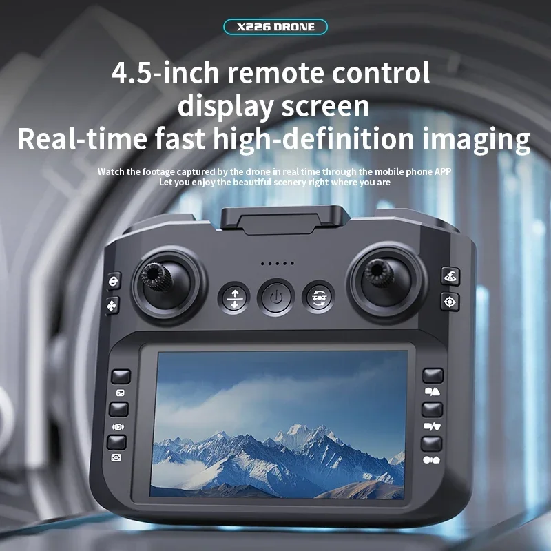 Drone X226/X226VR Drones 8K Profession HD Wide Angle Camera WiFi FPV RC Helicopter Large Screen Foldable Quadcopter