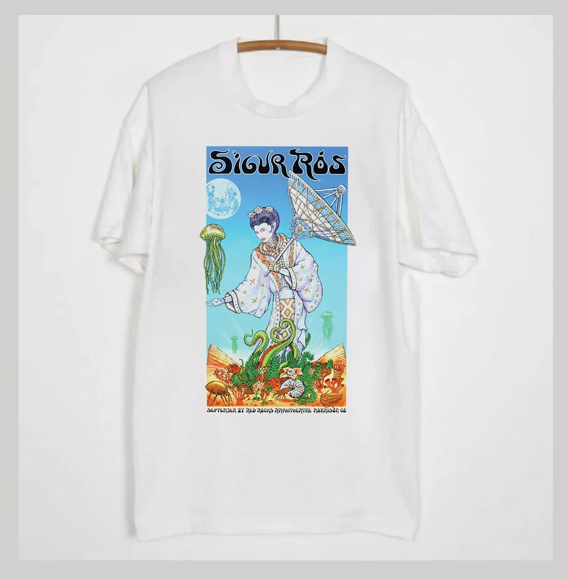 Sigur Ros Band Tour Concert Music Short Sleeve Unisex T-Shirt MC414