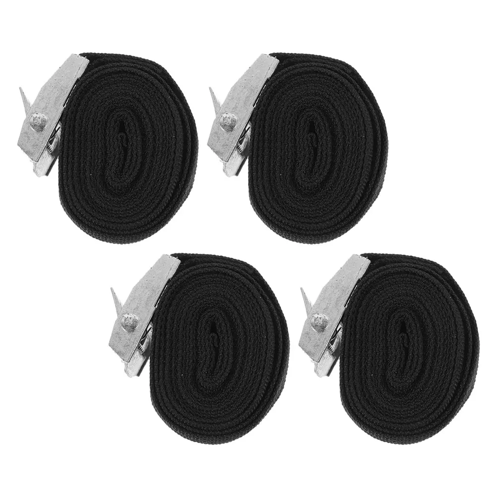 

4Pcs Zinc Alloy Adjustable Cam Buckle Tie Down Straps Heavy Duty for Cargo Moving Luggage Securing Tie Down Strap