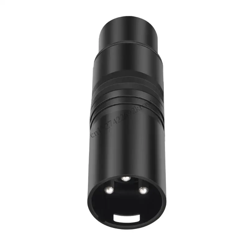 Male To Female 3Pin Coupler With Loose Design For Professional Systems Streaming Metal Housing Transfer R9CB
