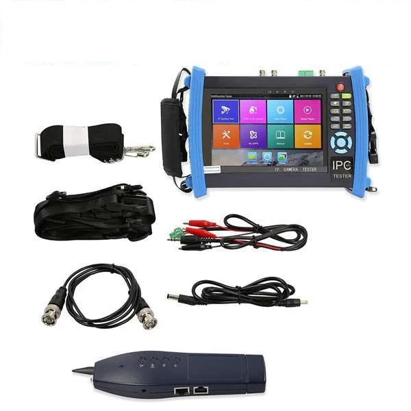 Probador LCD de cámara IP 4K, probadores CCTV 6 en 1 para Cable IPC POE AHD CVI TVI SDI para accesorios de vigilancia
