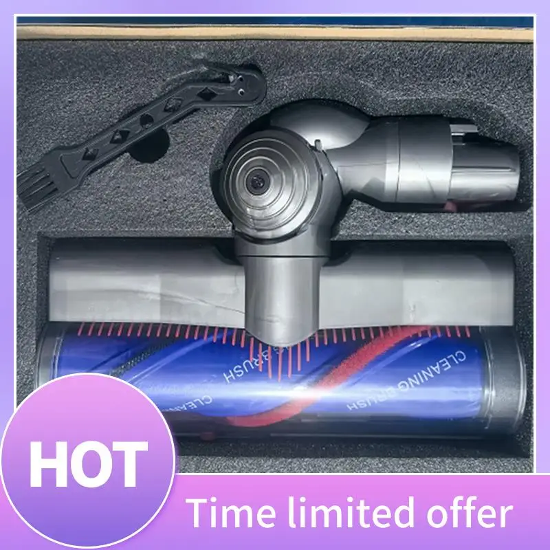 

A11R Direct Drive Head With LED Headlights For Dyson V7 V8 V10 V11 V15 Direct Drive Head Quick-Release Head Cleaner Brushes