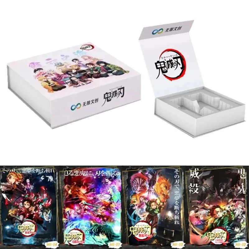 

New Demon Slayer Anime Kasumi No Kai Series Card Tanjirou Nezuko Zenitsu Rare Character Collection Card Kids Toys Christmas Gift