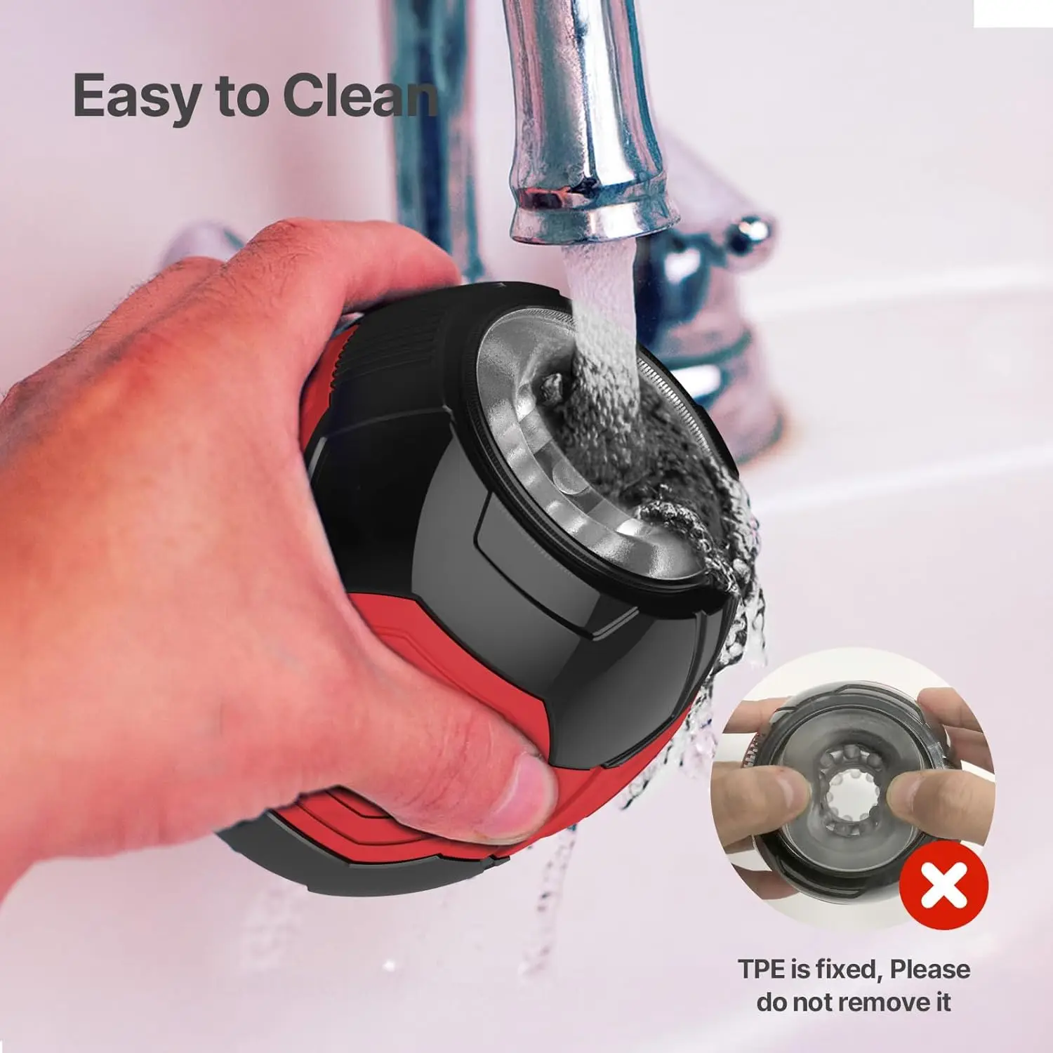 Automatic male robot adult toy, pump vibrator with 10 vibration modes, hands-free vibration with realistic 3D texture, open-sle