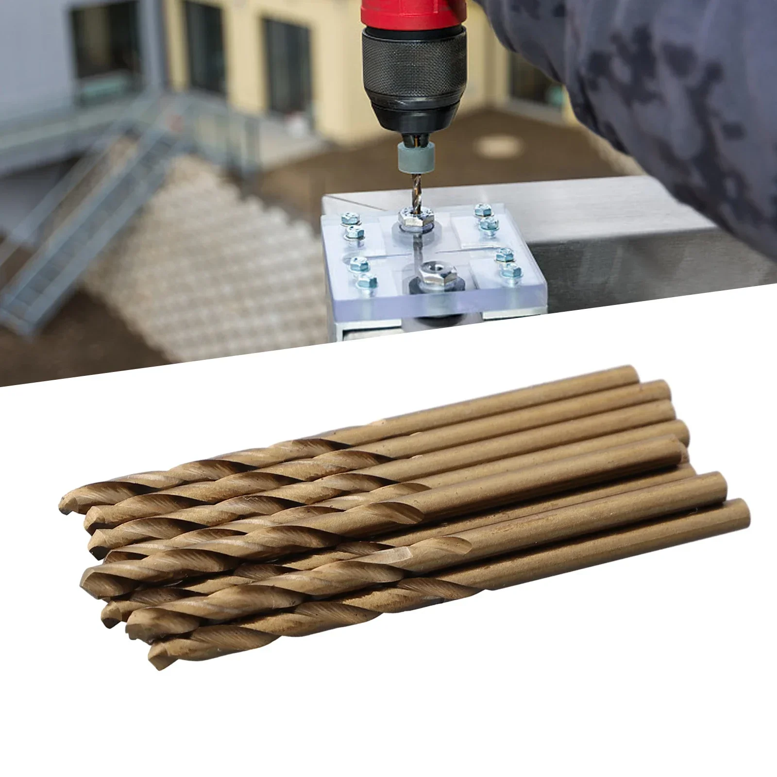 Practical 100% Brand New High Quality Useful Drill Bit Auger Set 135 Degree For Stainless Steel HSS Cobalt