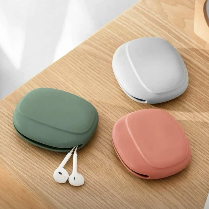 Silicone Storage Bag for Headphones  Storage Bag for Data Cables  Key Storage Bag - Convenient for Carrying Around image 3