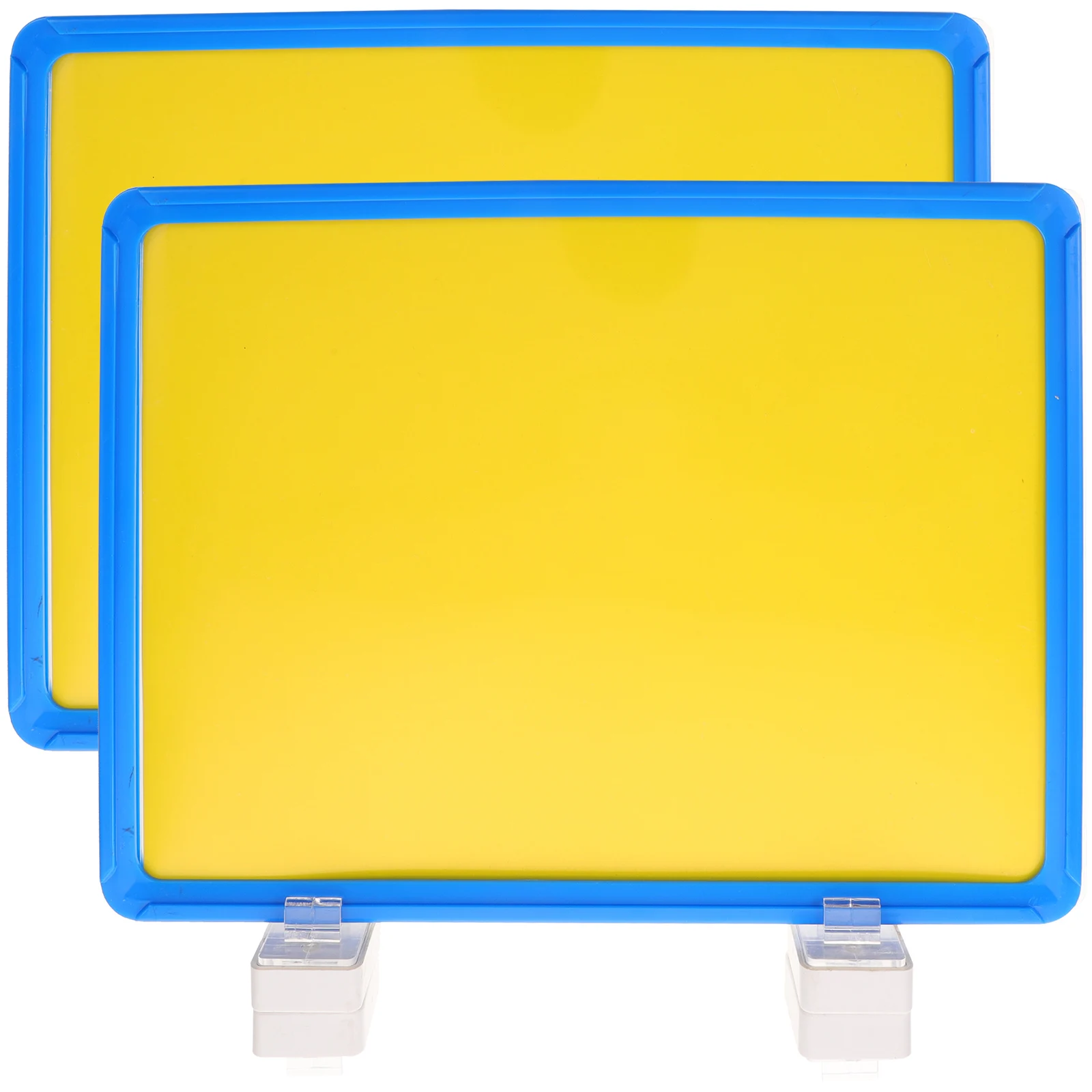 2Pcs Magnetic Price Boards Retail Store Price Label Holder Merchandise Sign Holder Dry Erase Board Price Tags 30.5x21.5x5cm