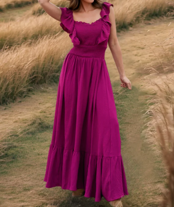 

Womens French Retro Off Shoulder Dress Temperament Commuting Female Summer Wear New Fashion Women's Elegant A-Line Dresses