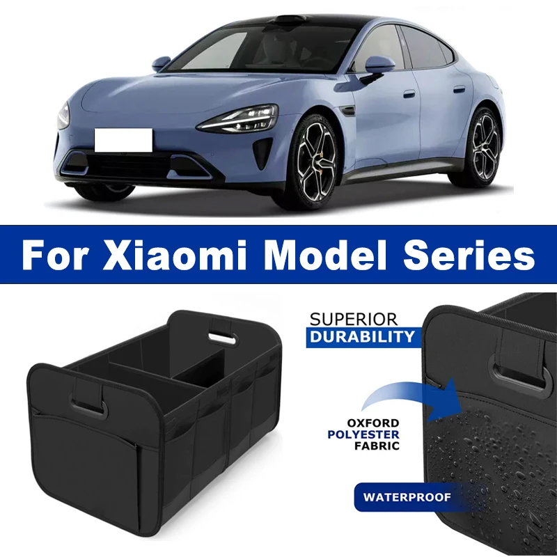

Foldable Car Organizer Portable Storage Box With Side Net for Xiaomi SU7 SU7L YU7 YU7GT SU7 Max YU9 Pro Ultra