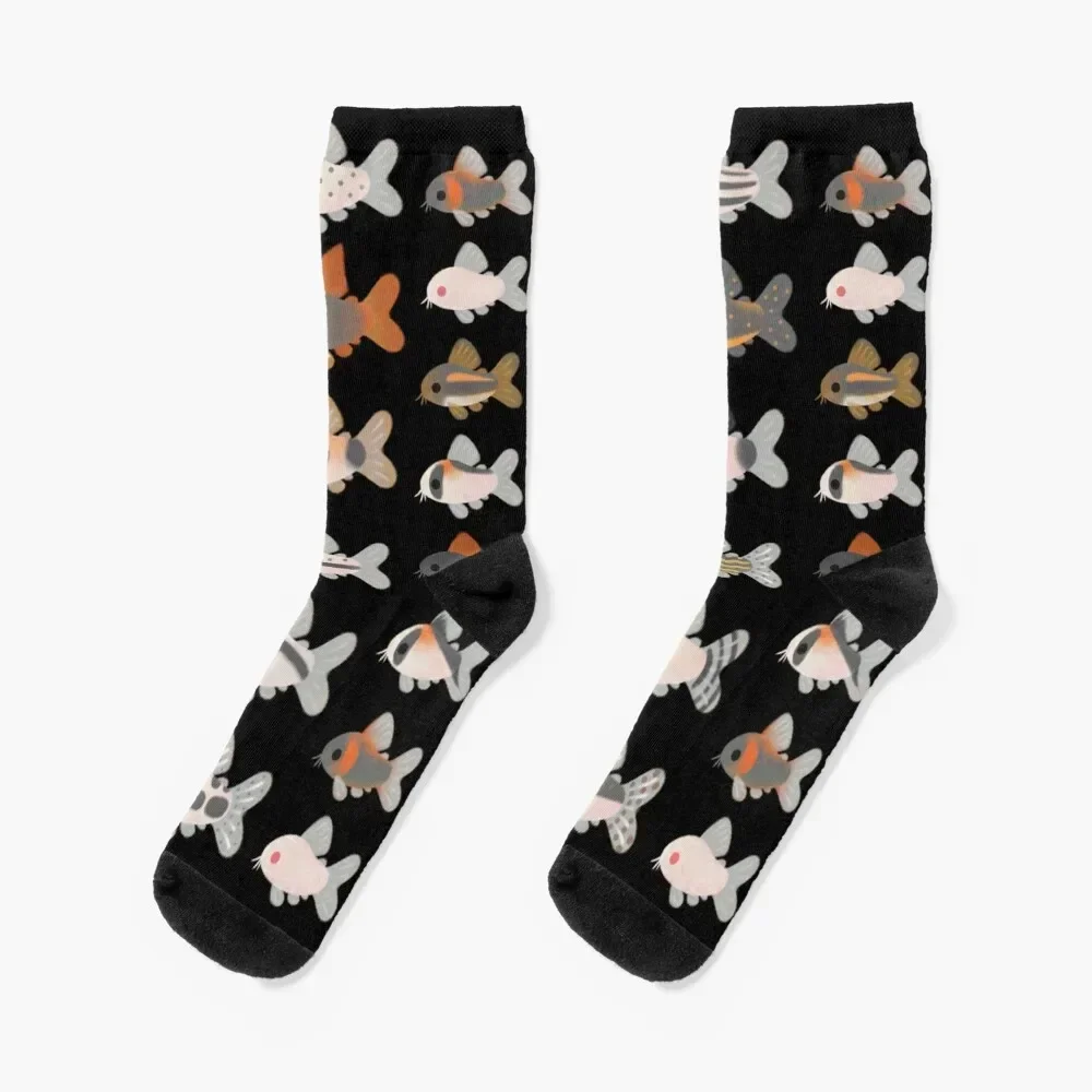 

Corydoras! - black Socks Antiskid soccer kawaii Toe sports moving stockings Girl'S Socks Men's