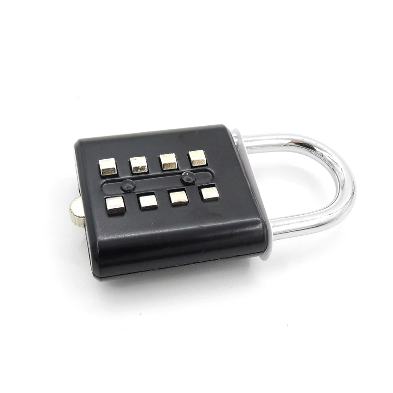 8-stelliger Passwortcode, wasserdichtes Zahlen-Vorhängeschloss für den Außenbereich, Zinklegierung, Koffer für Gepäck, Reisen, Smart Lock, Anti-Dieb mit Schlüssel – Detail 9