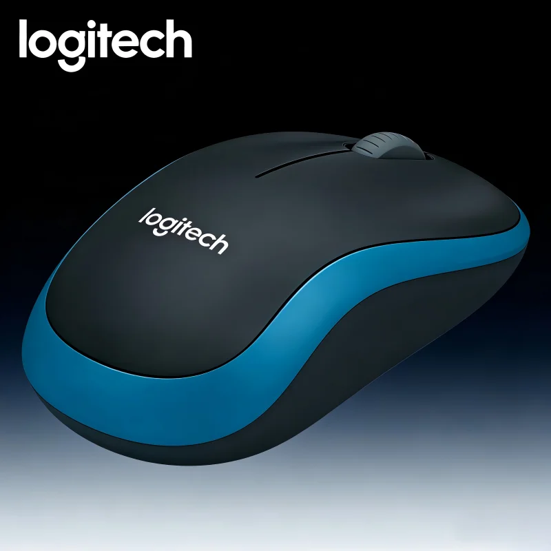 

Logitech M185 Бесшумная эргономичная легкая двухрежимная беспроводная мышь для киберспорта, игровой офисный ноутбук, отличный партнер
