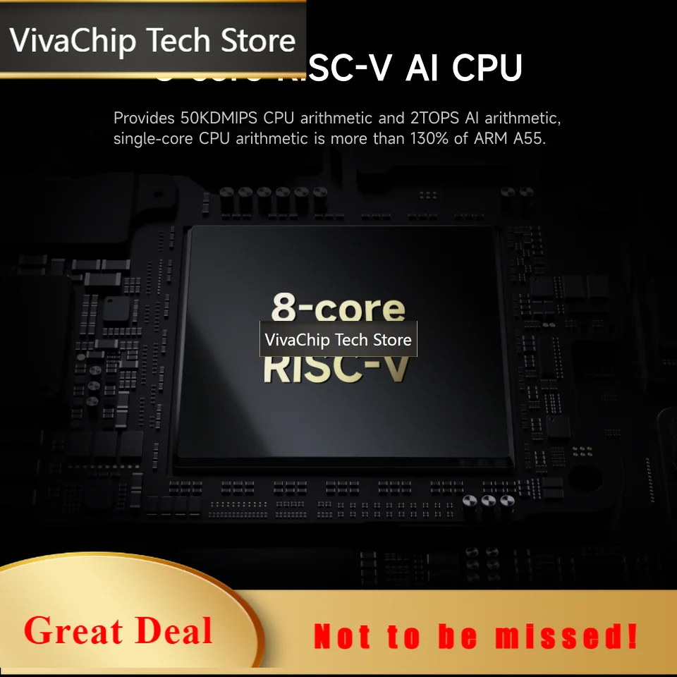 VivaCTOrange Pi RV2 8GB RAM RISC-V AI Development Board