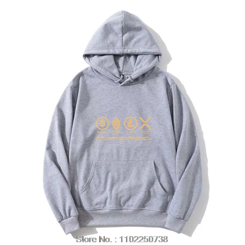 Funny Ripple XRP Hoodie Men Hoody Bitcoin Crypto Cryptocurrency Hip Hop Streetwear Pure Cotton Oversized Sweatshirt Merch