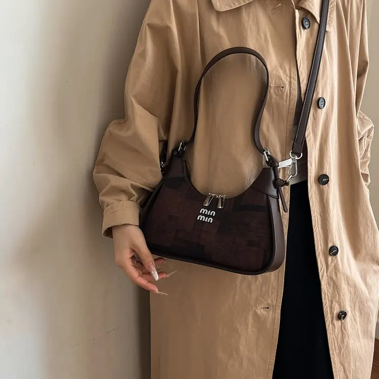 

High-End Minimalist Stylish Clutch Mini Vintage Fashionable Diaper Bag For Women Crossbody Handbag Luxury Commuter
