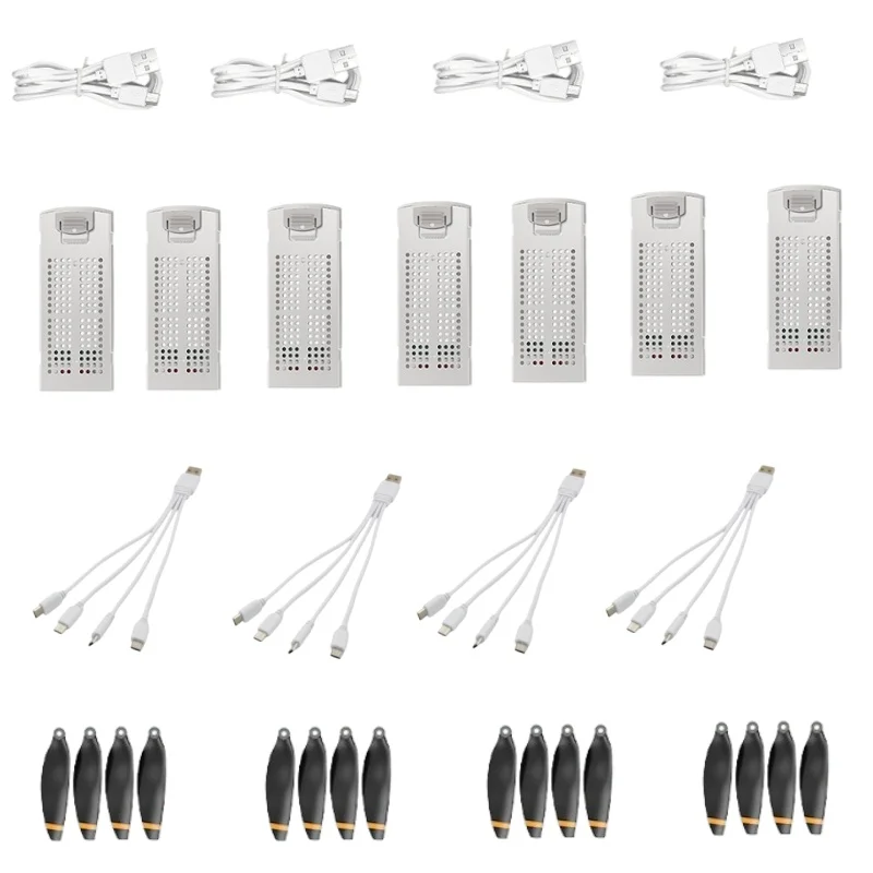 L107Pro Drone Battery 3.7 2000mAh Battery For L107 Pro Propeller USB Line Spare Parts For  L107 Pro L107Pro Drone Accessories