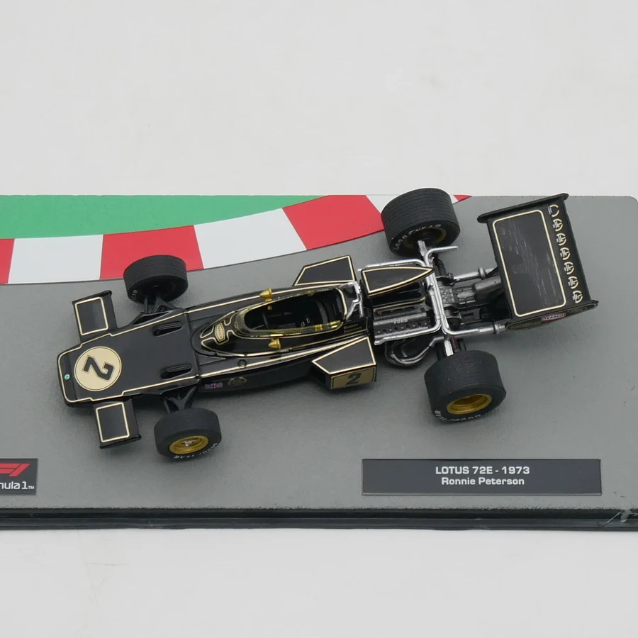 Ixo 1:43 Racing Lotus 72E 1973 Ronnie Peterson Diecast Car Model Metal Toy Vehicle