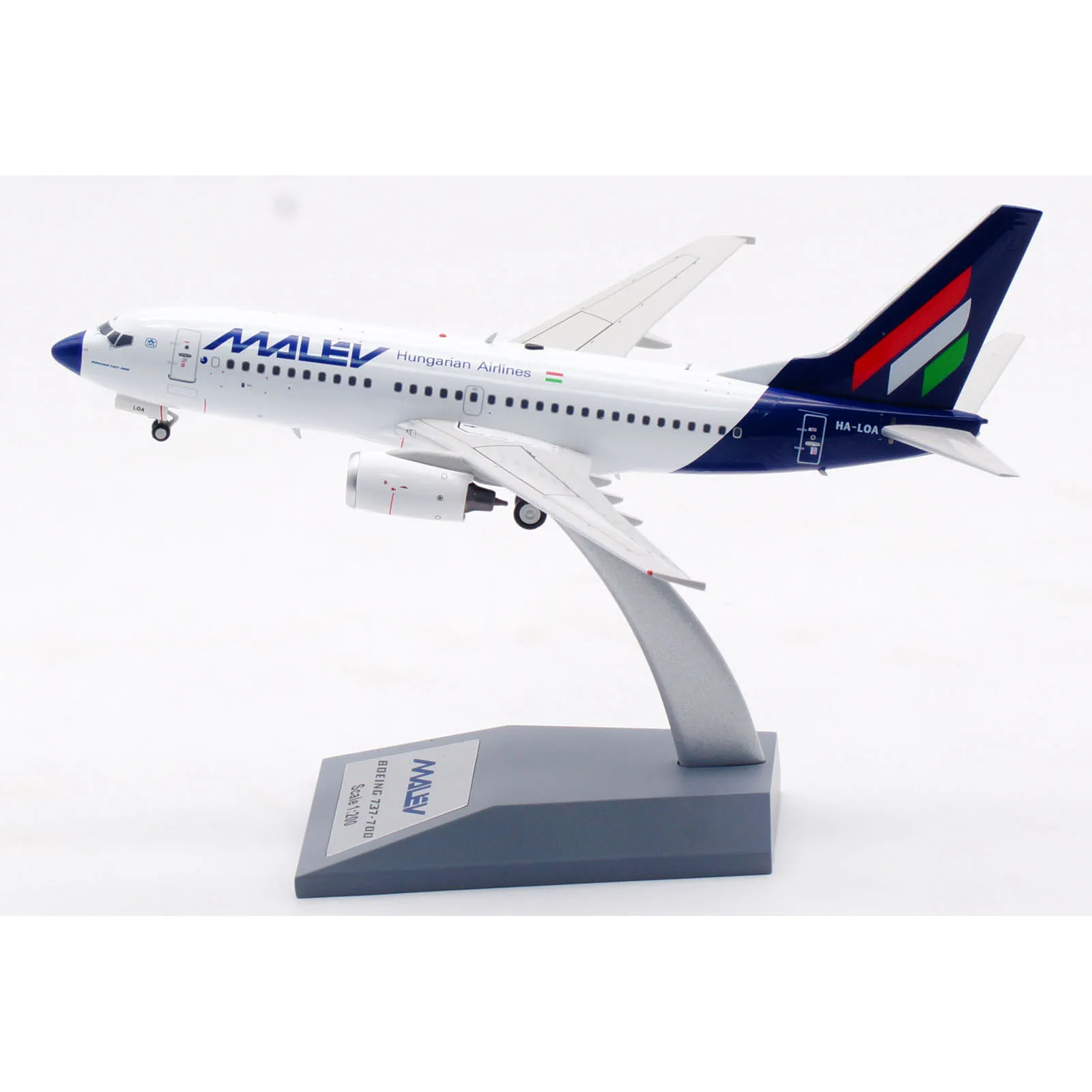 IF737MA0224 Alloy Collectible Plane Gift INFLIGHT 1:200 Malev Hungarian Air Boeing B737-700 Diecast Aircraft Jet Model HA-LOA