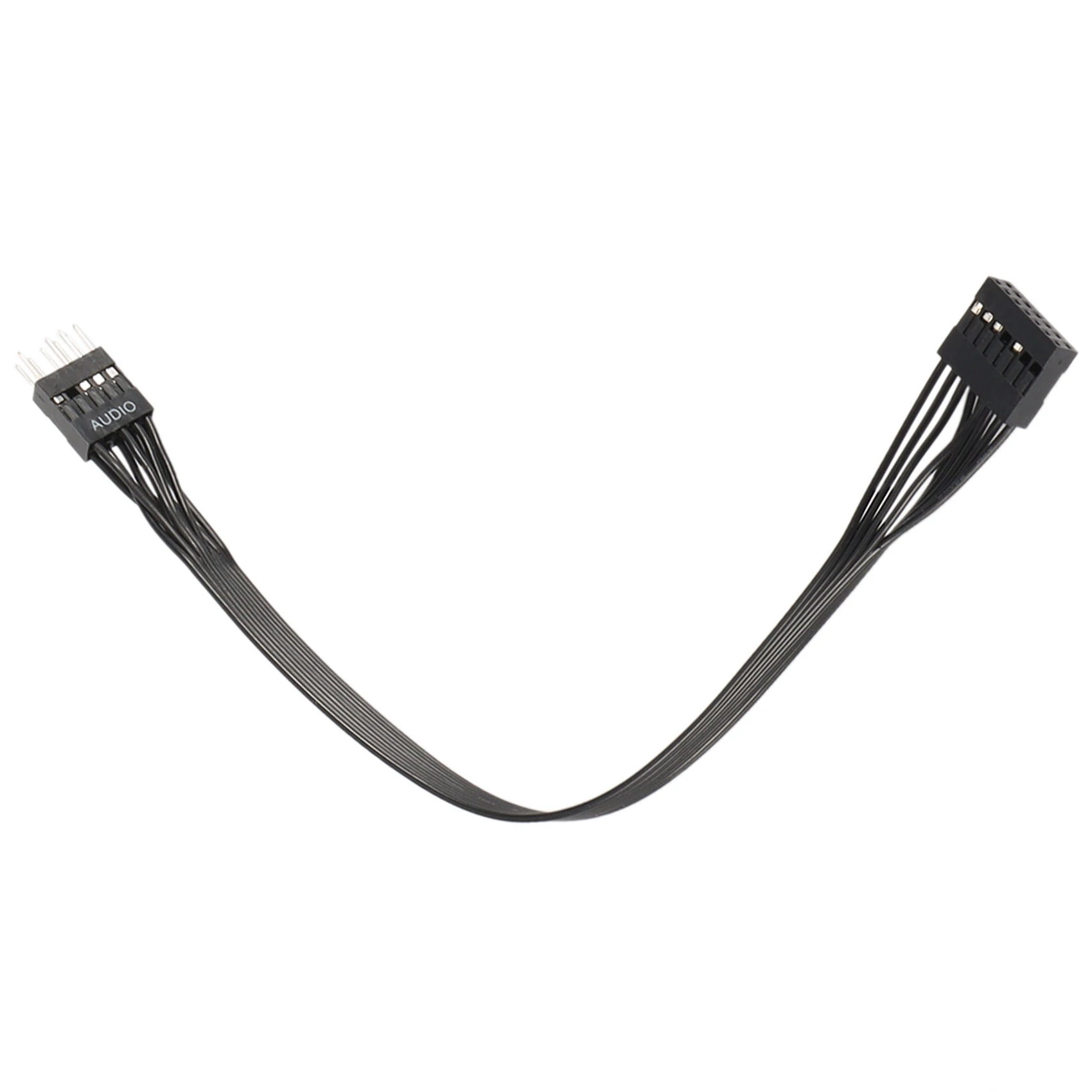 [Value Pack]HD Audio 13Pin Female to 8Pin Male Converter Cable 24AWG for Motherboard Connection HOST Front Panel Audio,5Pcs