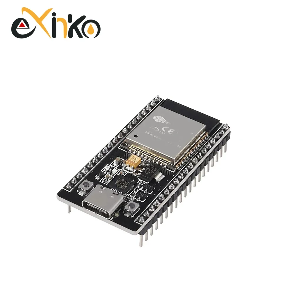 1-10PCS ESP32 Development Board Type-C CP2102 WIFI Bluetooth Module Dual Core Wireless Module ESP-WROOM-32 Expansion Board 38pin