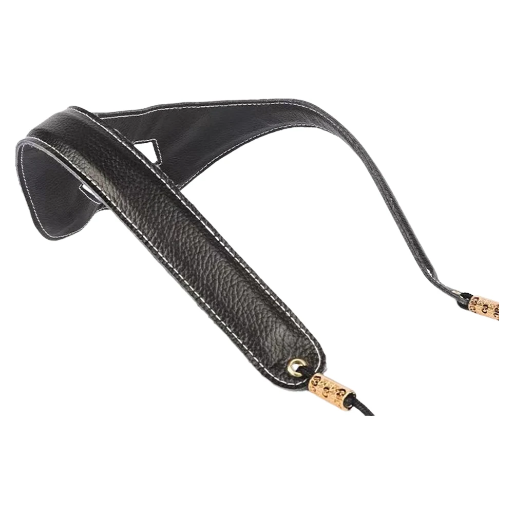 Saxophon Schultergurt PU Leder Saxophon Umhängeband Einstellbare Saxophon Harness Lanyard Sax Musikinstrument Zubehör