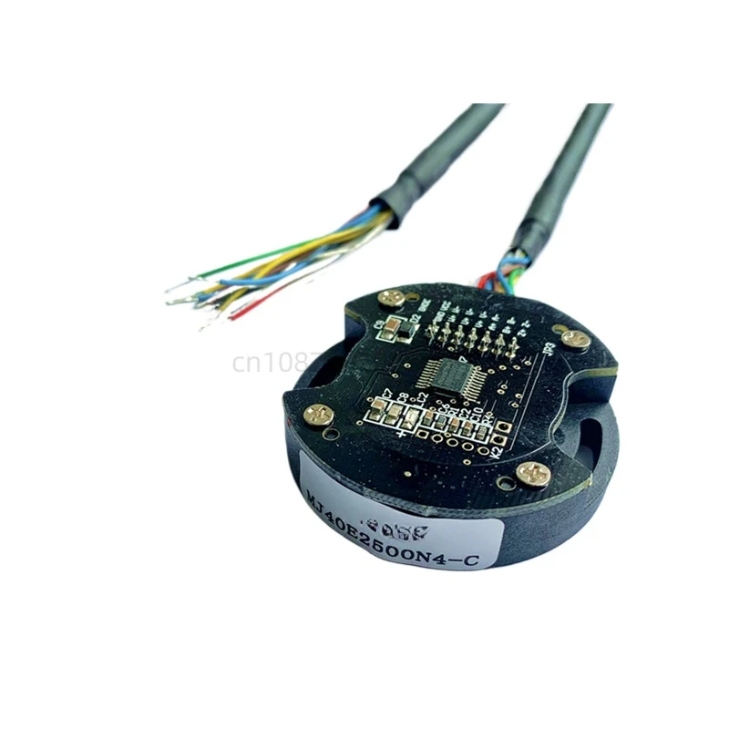 Incremental rotary magnetic encoder 2500 line ABZ output 4-pole UVW ultra-thin zero delay angle sensor