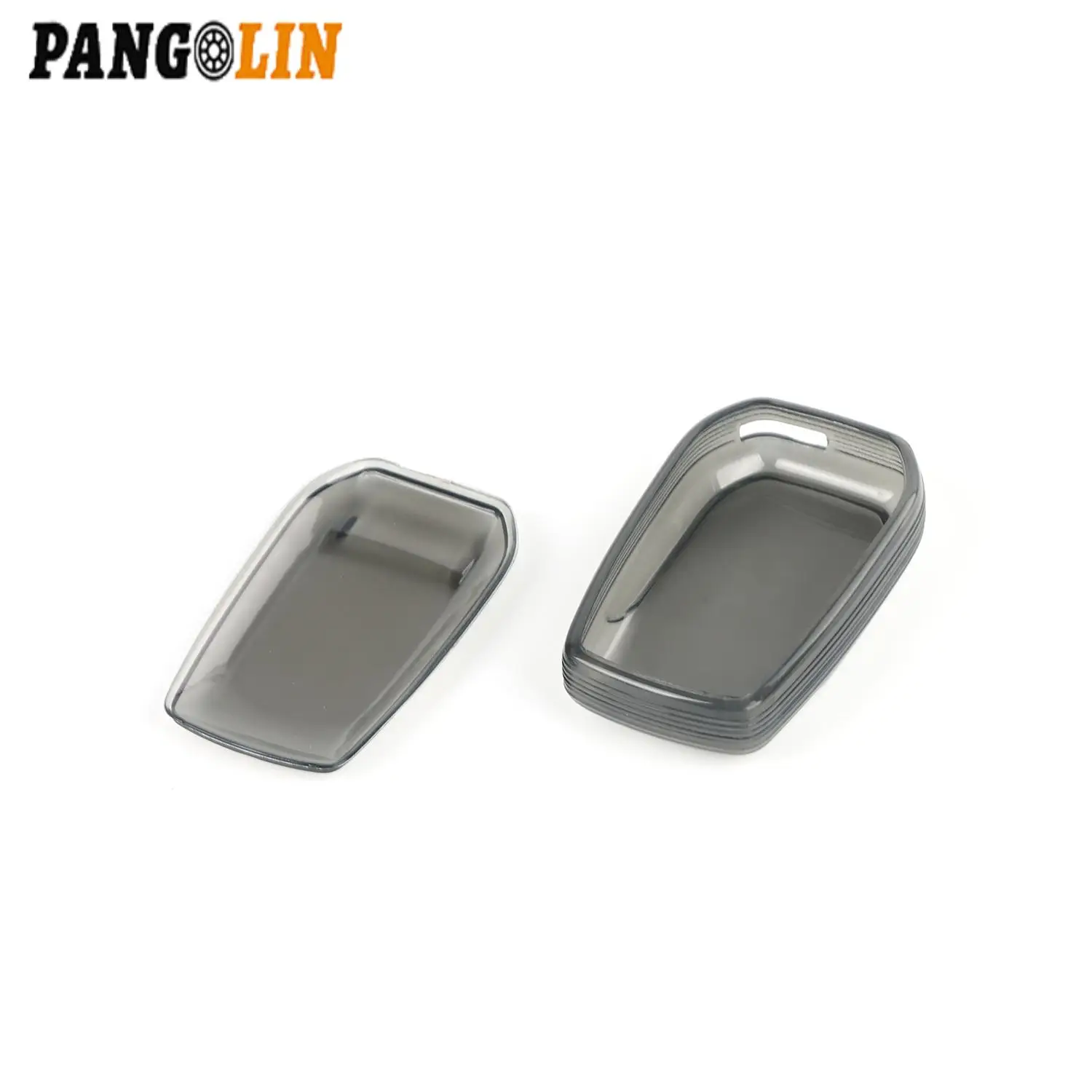 1Pc Black Transparent Key Fob Case Cover For Toyota Sienna Venza Hilux Tundra Mirai Car Engine Accessories Replacement Parts
