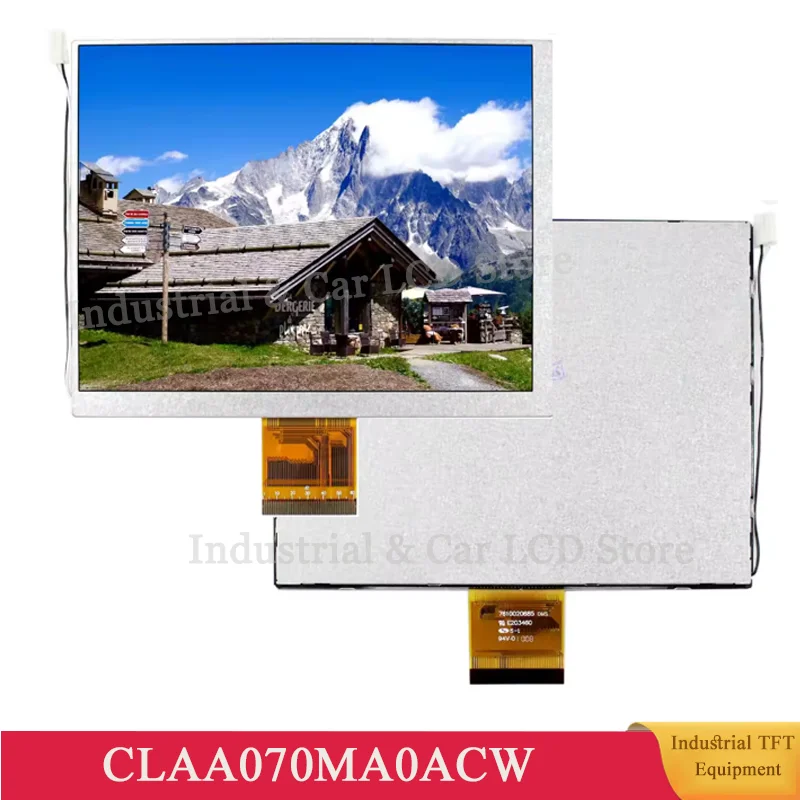 LCD Display Screen Panel CLAA070MA0ACW Original New 7'' Inch CLAA070MAOACW HDMI VGA AV Control Board Monitor Panel 800*600