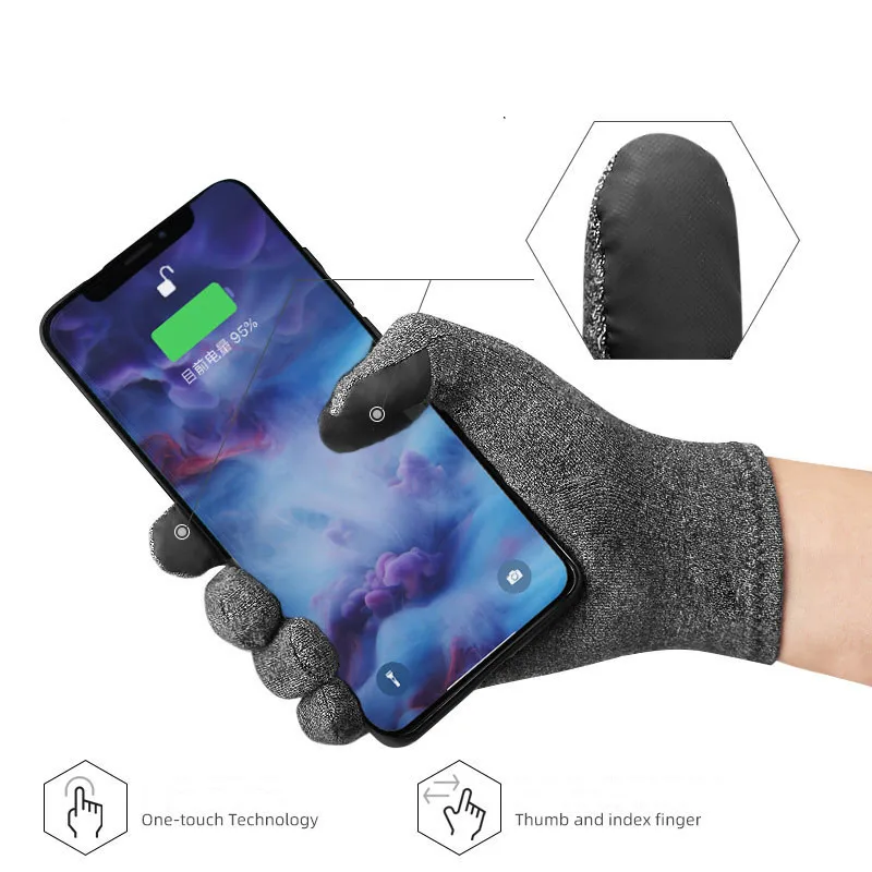 Neue Voll finger handschuhe Arthritis Schmerz linderung Kompression Karpal tunnels chutz Gelenke weiche Sport Radfahren Touchscreen-Handschuhe