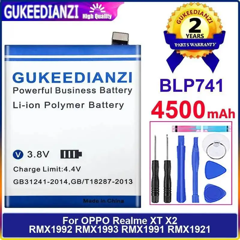 

BLP741 Аккумулятор мобильного телефона с быстрой зарядкой 4500 мАч для Oppo Realme XT X2 RMX1992 RMX1993 RMX1991 RMX1921