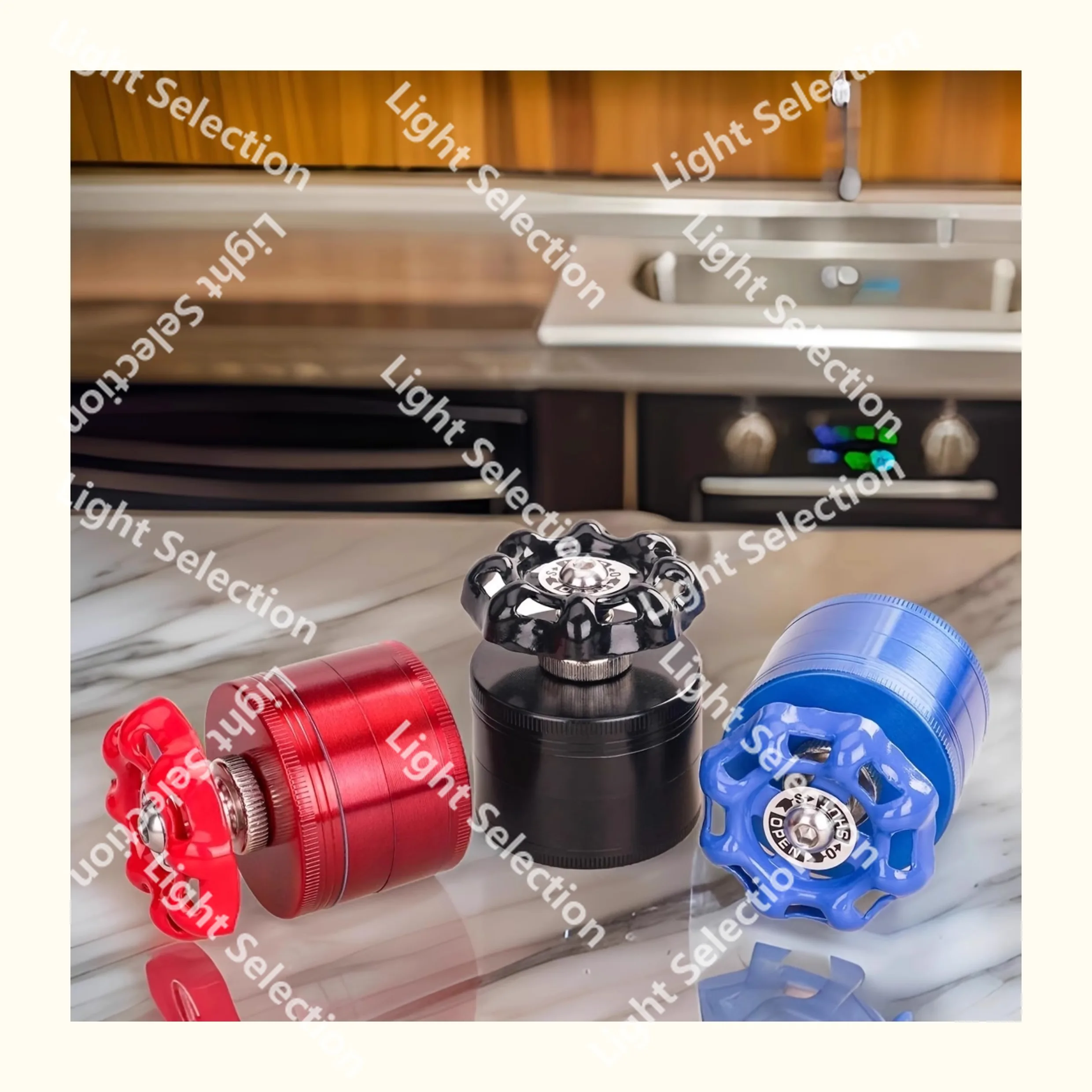 

New Hand-cranked Cigarette Grinder, Metal Bucket Grass Cigarette Grinder, A Mouthful of Fragrant Dry Smoke Grinder
