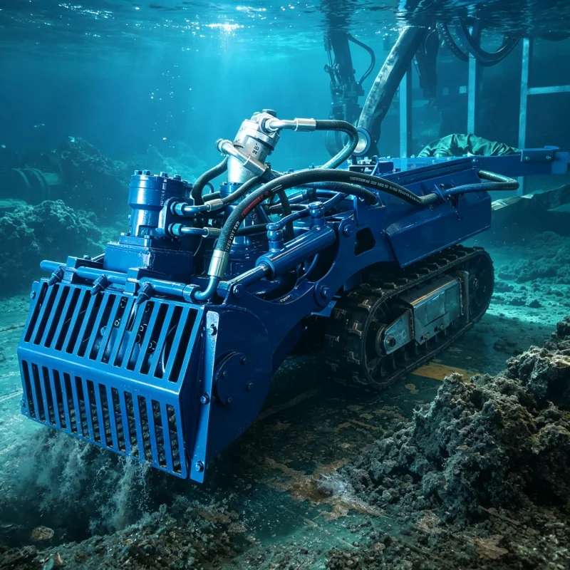 Powerful IP68 Waterproof Dredging Robot Remote Controlled Submersible Crawler For Efficient Municipal Sewerage Pipe Desilting