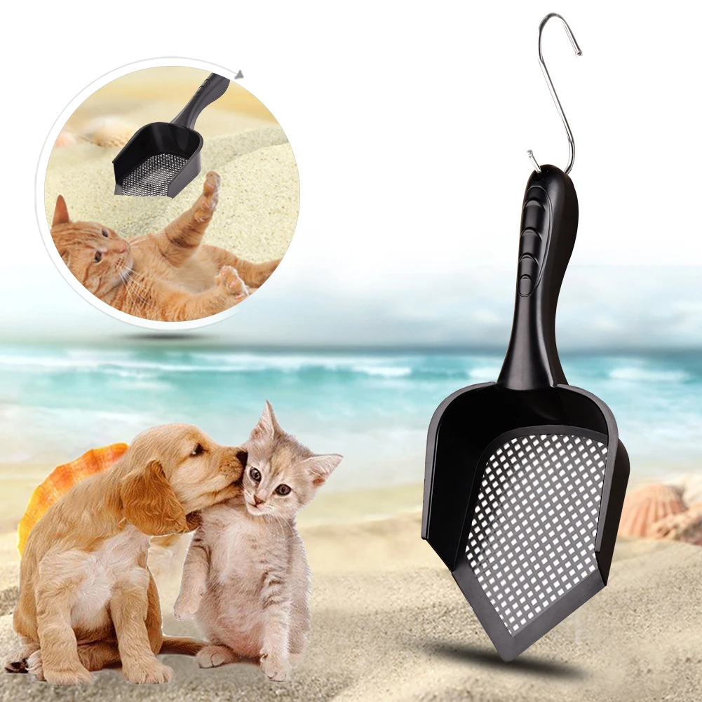 

Durable Pointed End Cat Litter Cat Litter Scoop PVC Plastic Pet Poo Shovel Practical Pets Poop Scooper Cat Sand Cleaning Product