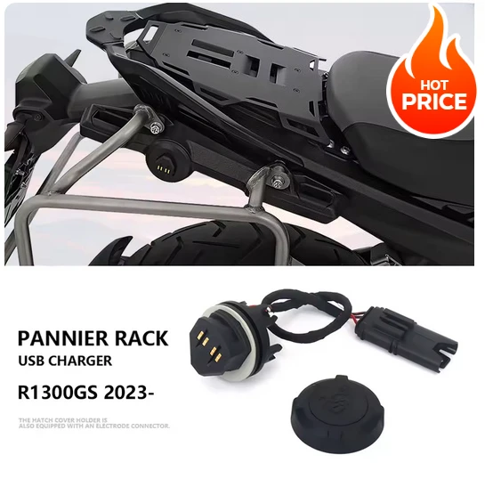 

Мотоциклетное зарядное устройство с двумя USB-портами, интерфейсная розетка для BMW R1300GS GS1300 R 1300 GS 2023-2025, аксессуары для мотоциклов