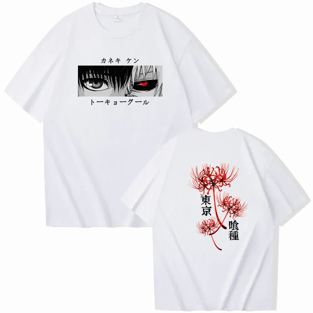 

Summer men's 100% pure cotton Tokyo Foodie Creative print comfortable casual high-quality T-shirt streetwear