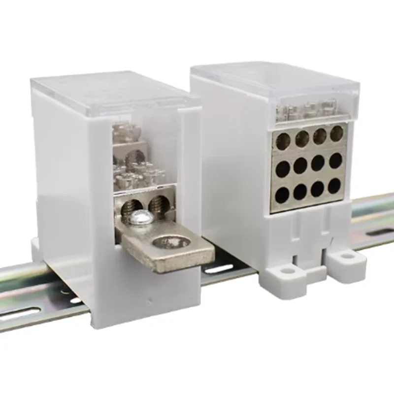 FJ6G FJ6G-63/100/160/158 Plug-In Switch Terminal Electrical Equipment 1 Input 6 Output 100A Circuit Breaker Block Junction Box
