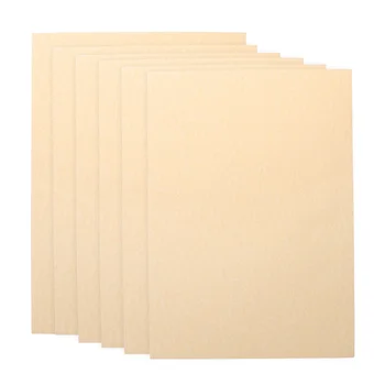 50pcs A4 กระดาษแผ่น Parchment Retro กระดาษเขียนสําหรับใบรับรองและ Diploma เครื่องเขียนอุปกรณ์สํานักงาน
