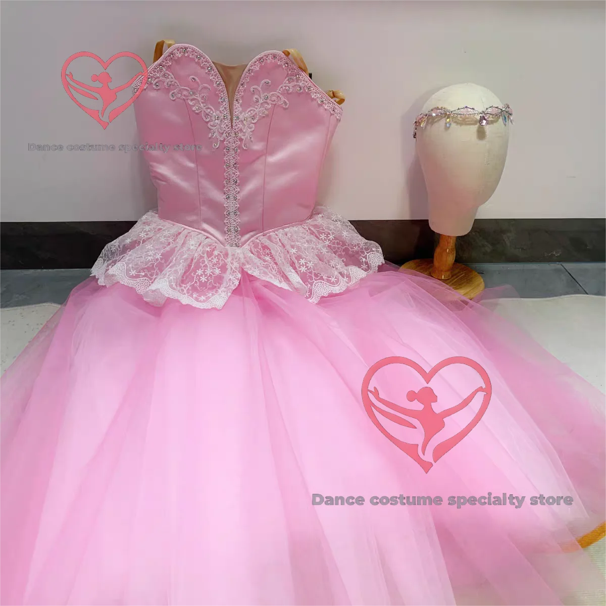 Graduation Gala Clara Ballet Performance Dress, Competition Costume, Tulle Dress, Stage Wear, Professionally Custom-Made by PDE