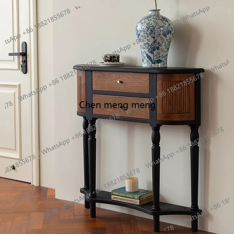 

Modern Vintage Console Table Premium Luxury Drawers Storage Console Table Organizer Entrance Hall Wohnzimmer Tisch Furniture