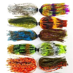 45 Roots Spinnerbait Fishing Buzzbait Silicone Thread Wobbler Spinner Lure Chatter Bait for Bass Pike Walleye for Sea Fishing