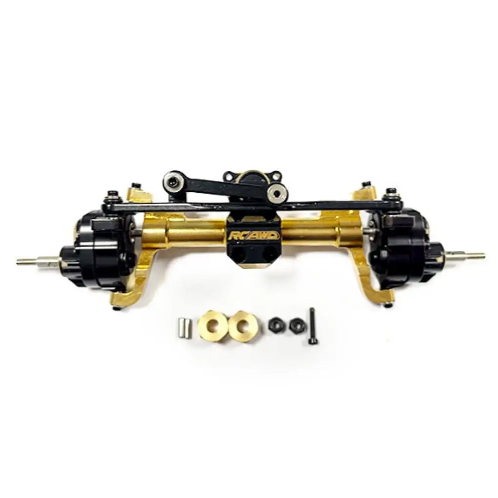 

1/24 Brass Better Stability Front Axle For Axial SCX24 RC Car Part RC Car Accessories Replacement Parts RC Upgrade Part