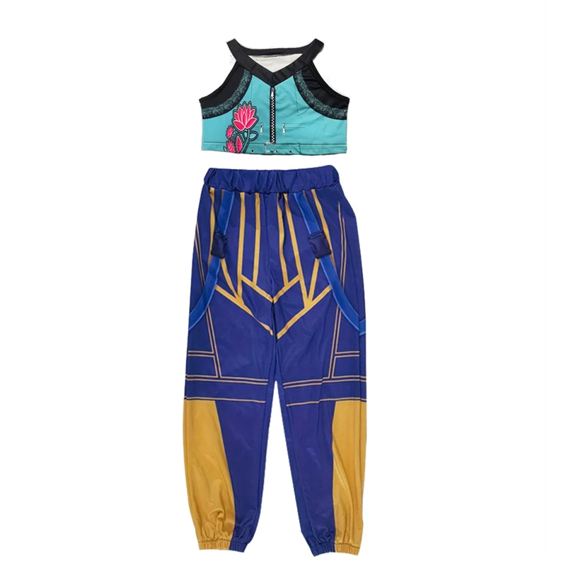 Girls 2 Piece Set Cosplay Costume Stage Performance Dress Children's Party Costumes 2026 Summer Fashion Clothes Girl's Nightgown image 4