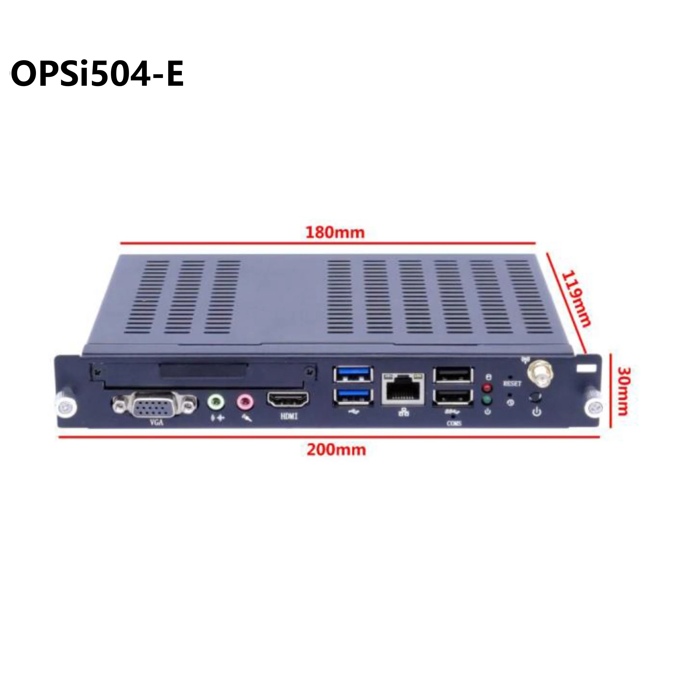 OPS-i504E Mini PC Computer Intel Core i5 4200U Processor Windows 10 Pro For Conference Teach Screen Built-in Host Module SSD