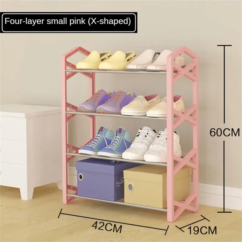 Modern Minimalist Multi-Layer Shoe Rack Home Economic Dormitory Female Door Lobby Balcony Dustproof Shoes Organizers Cabinet