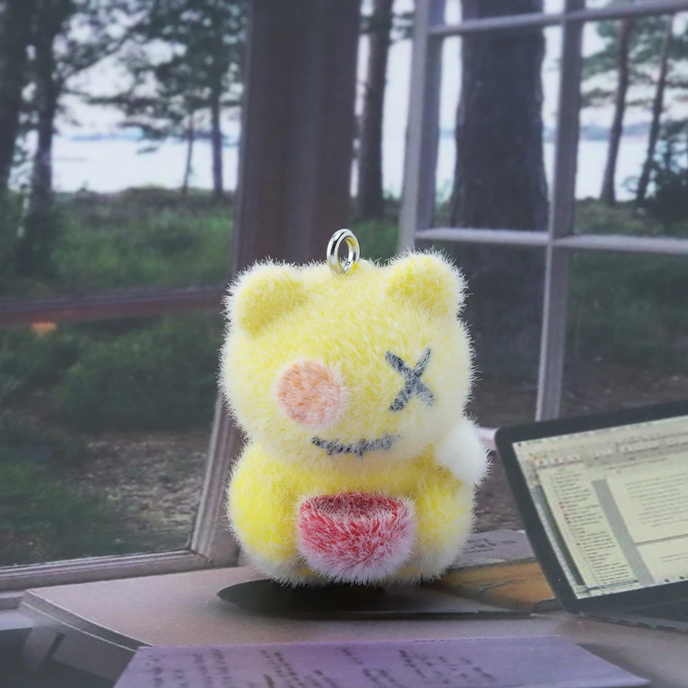 

10 шт., креативные кукольные подвески из смолы «сделай сам», брелок для кошелька, багажник автомобиля, ювелирные украшения, кулон