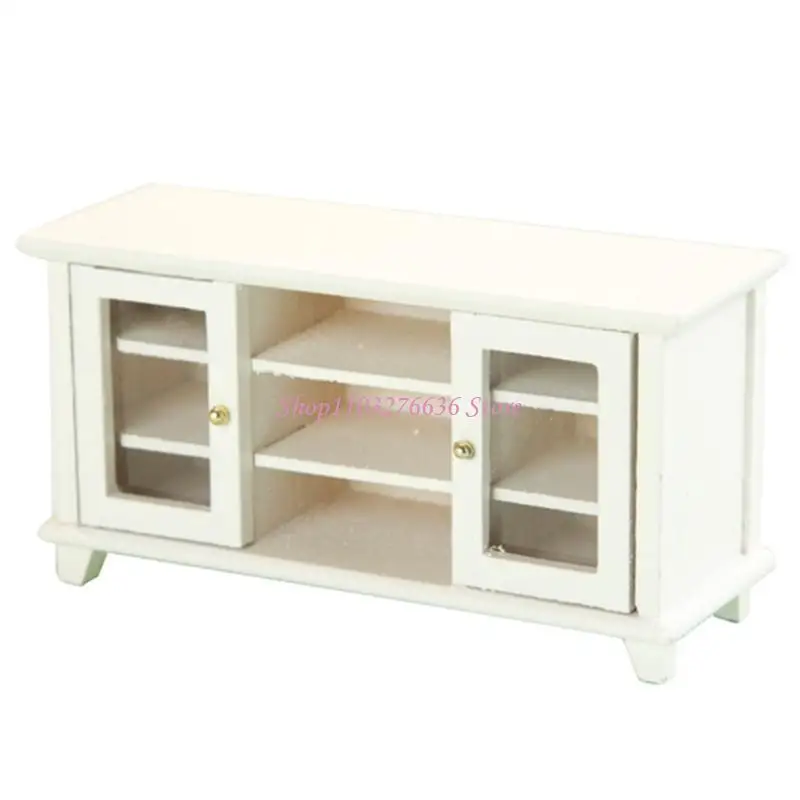 

R6FD Handmade Small Cabinet for Dollhouses Pretend Playing Living Room