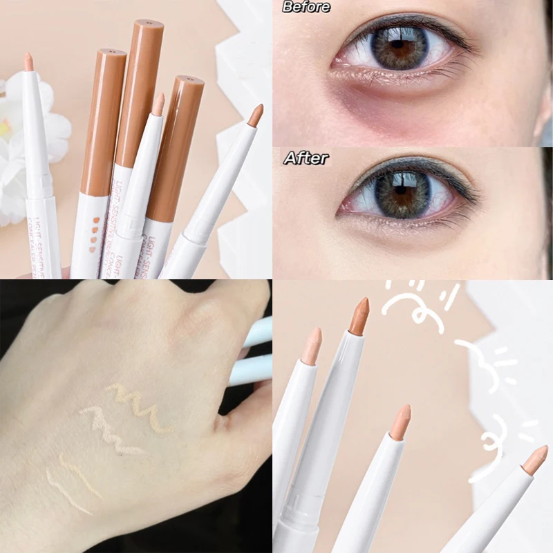 Multifunctional Concealer Lying Silkworm Pen Waterproof Lasting Full Cover Concealer Acne Spot Dark Circles Brighten Makeup Pen