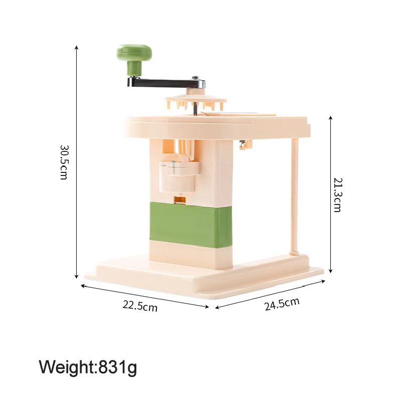 ステンレス鋼の多機能野菜のしゃがむカッター,ハンドル付きハンドクランクグレーター,サラダエンコード