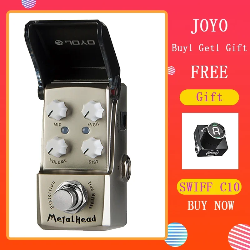 

JOYO JF-315 MetalHead AMP Simulator Guitar Effect Pedal Overdrive Category Metal sound True Bypass Guitar Parts & Accessories