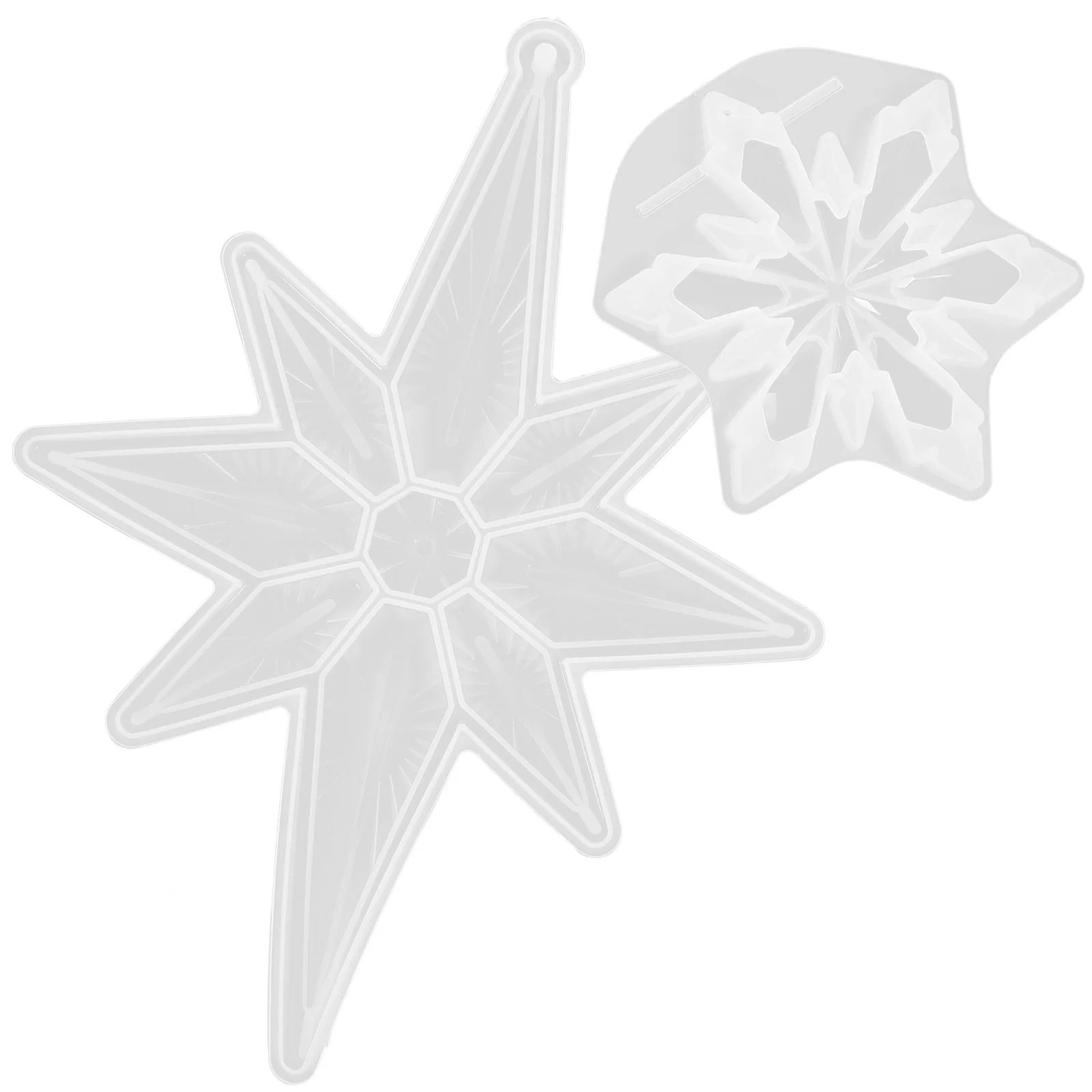 2Pcs Silicone Mold for Snowflake Crafts Durable and Wear Resistant Perfect for Family and Friends DIY Craft Mold
